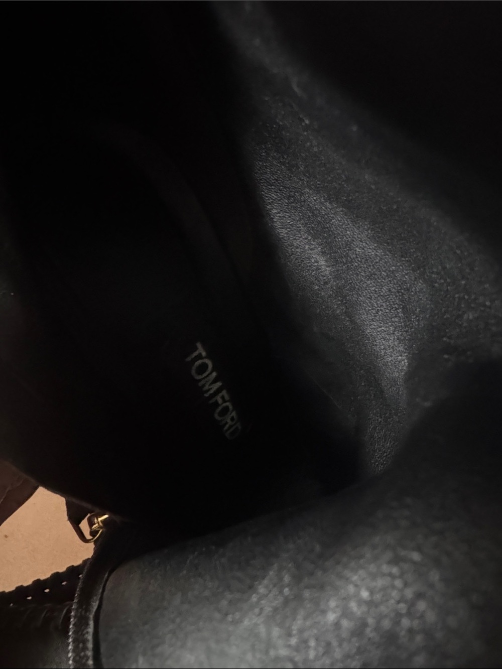 Tom Ford Brown Suede Wrap-Strap High Heel Ankle Boots - Picture 4 of 4